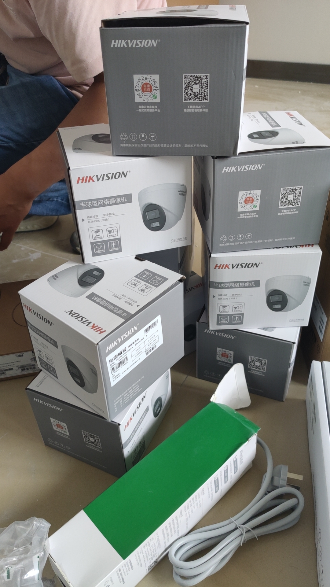 鄭州倉庫高清夜視攝像頭安裝